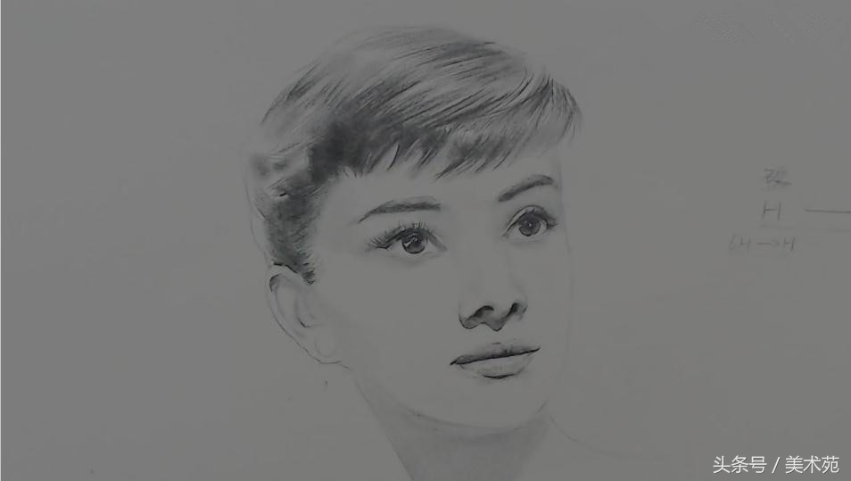 素描赫本教程,素描希腊人物教程