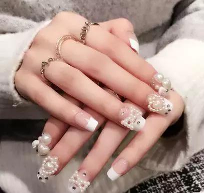 双手美甲贴怎么贴,超长又好看的美甲贴