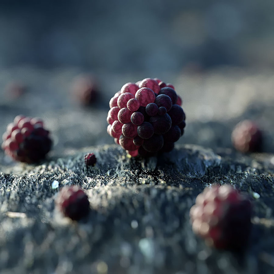 超牛数字艺术合成图强烈视觉效果的糖果异星球