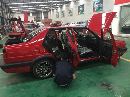 收台车翻新视频,收二手车回来自己开