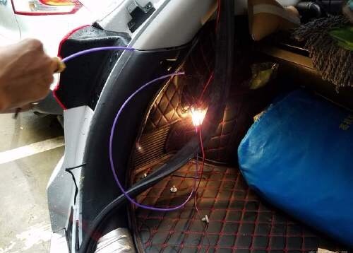 长安CS75后备箱灯加装,长安cs75plus改后备箱灯