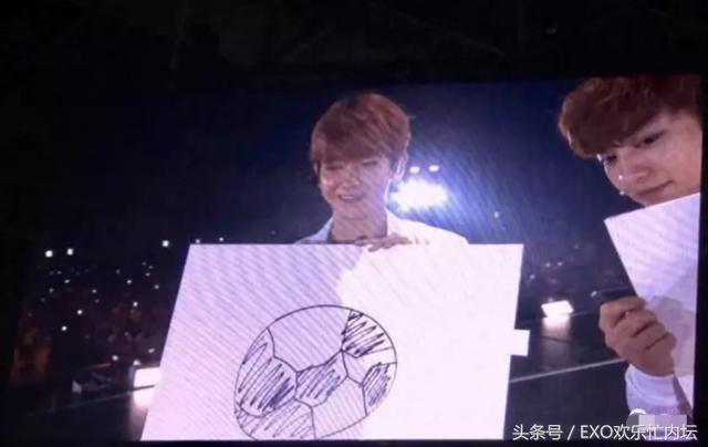 EXO各锥画的足球……世勋的画风真奇特