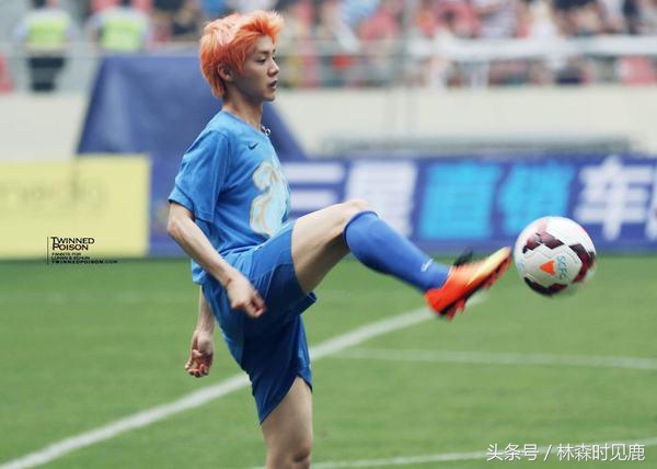 足球鹿晗精彩合集,足球小将鹿晗出场