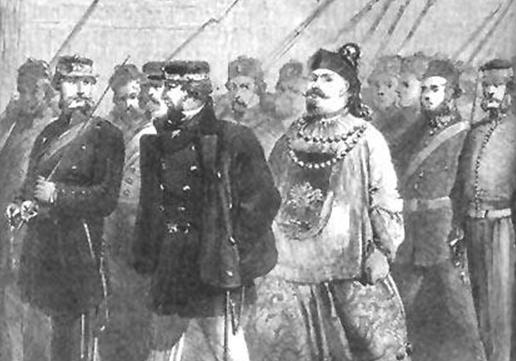 被英军抓去的两广总督,两广总督被英国人关在动物园