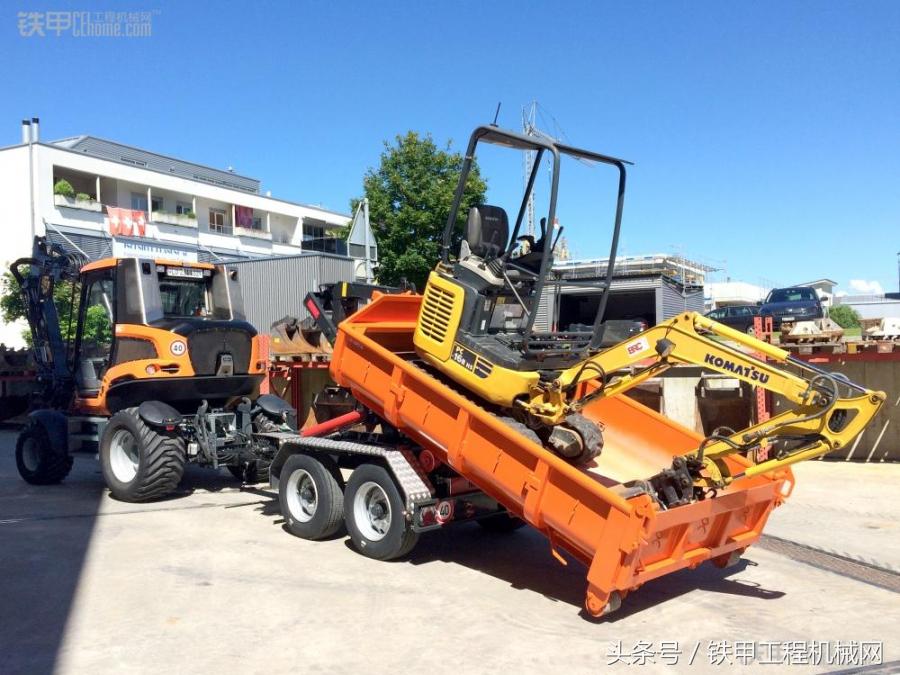 各种各样的铲车挖掘机,多功能装载机挖掘机