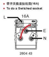 16a带开关插座l1和l2如何接线,国际电工牌带开关的插座怎么接线