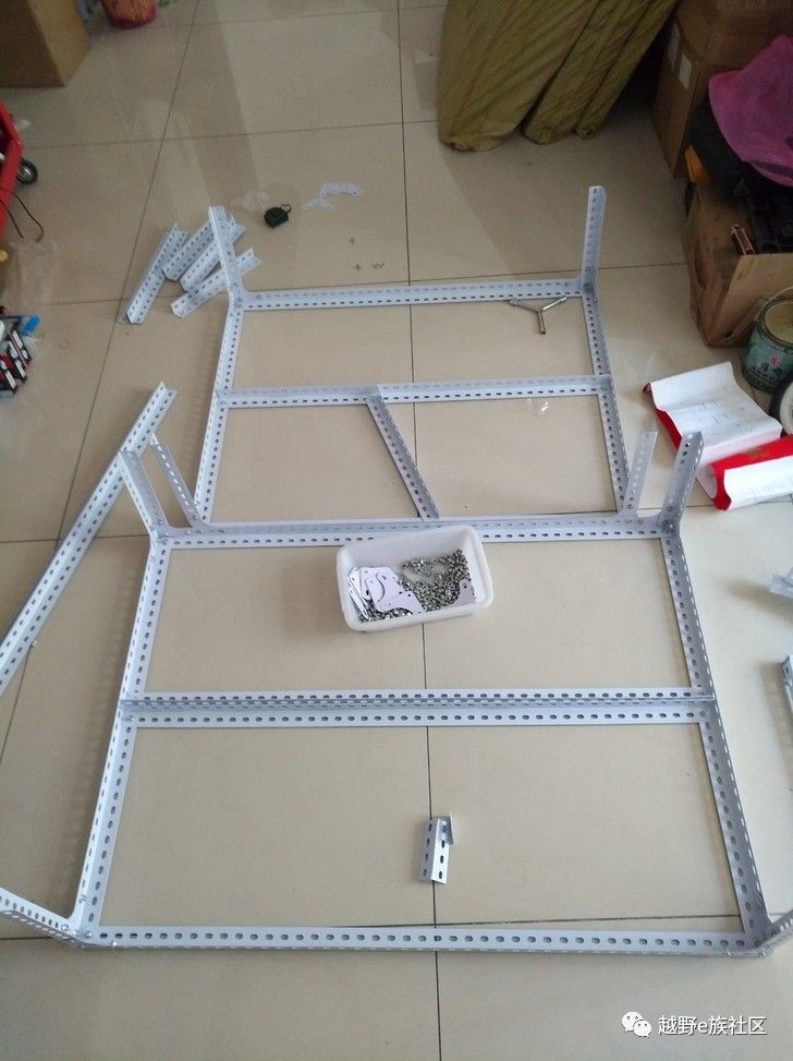 东风微面床车,微面小床车组装全过程