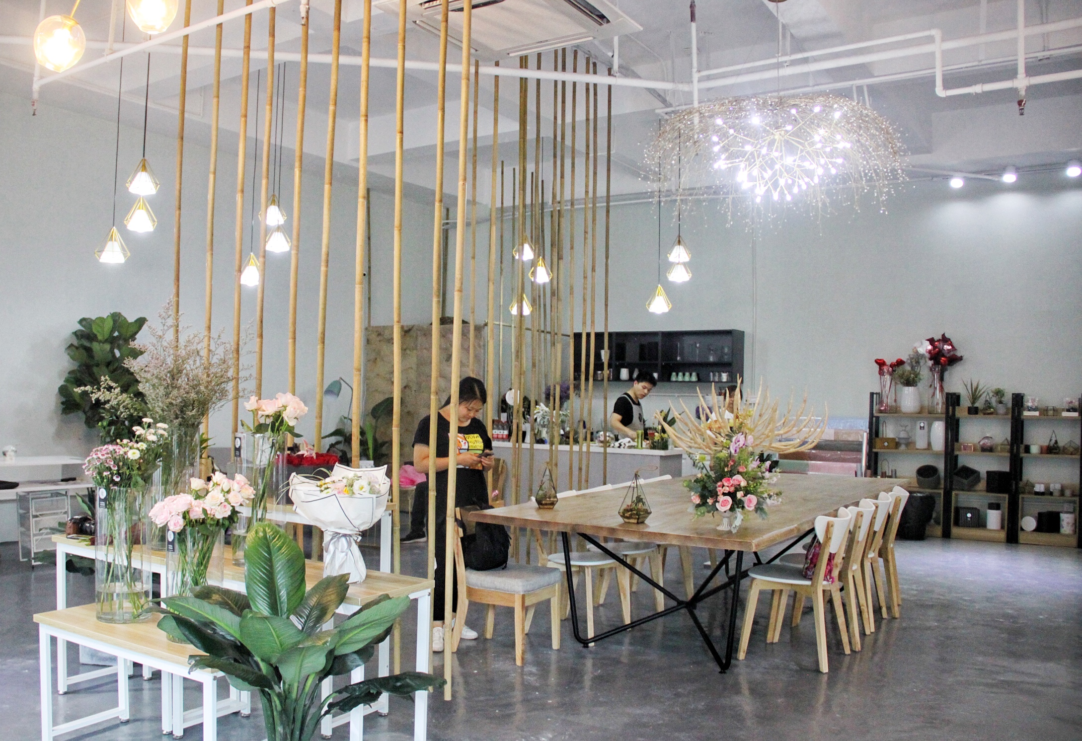 花店插花教程,花店花艺教程有钱花