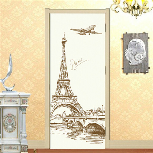 旧木门改造翻新创意,旧木门翻新贴纸效果图大全