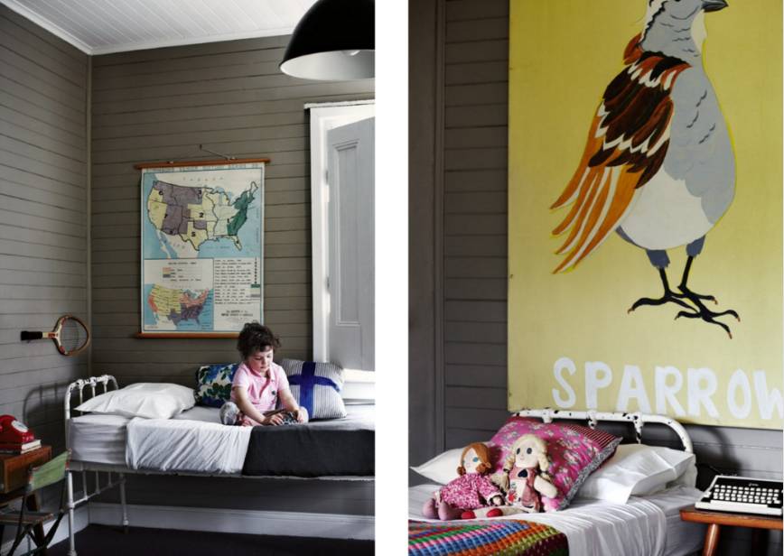 儿童房20个案例,复古儿童房双人