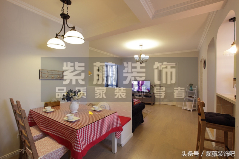 西安115平米三室一厅装修效果图，全包6万，喜欢的有木有