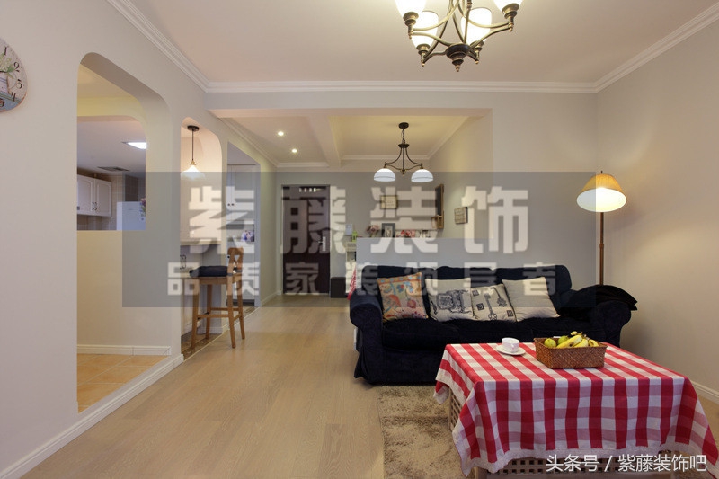 西安115平米三室一厅装修效果图，全包6万，喜欢的有木有