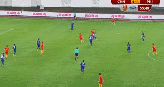 国足对阵威尔士邓涵文防守,邓涵文绝杀法国