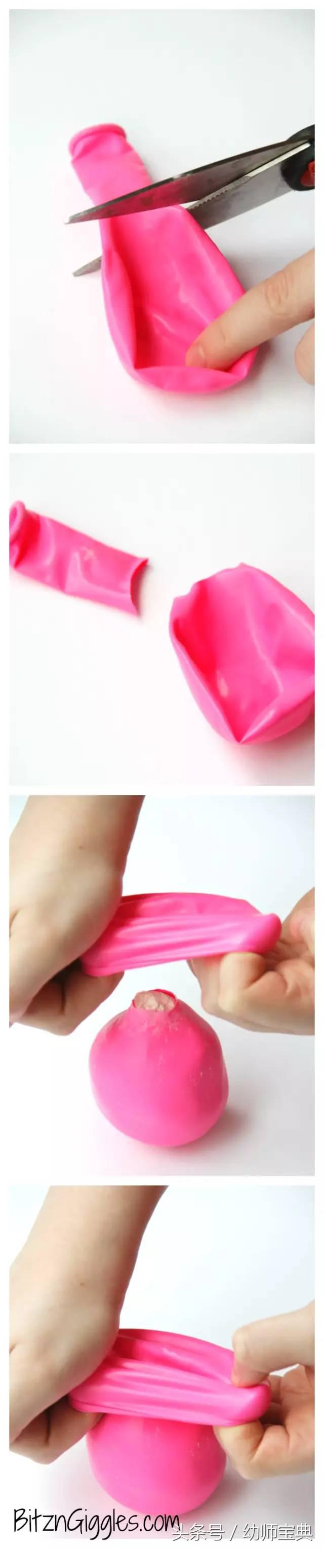 气球减压球教学,1-3岁幼儿气球手工课程