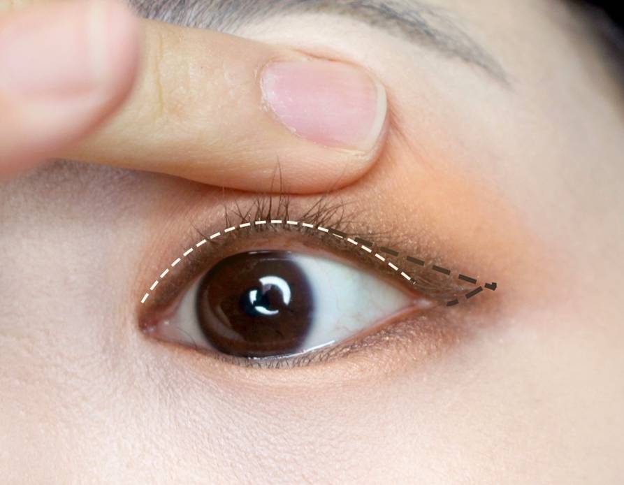 流星眉的化妆方法,流星眉妆容