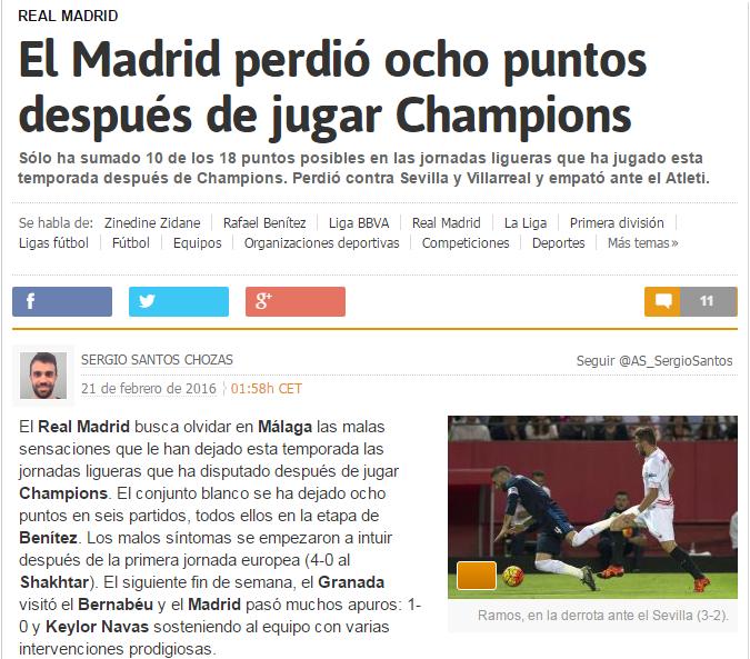 西甲早报：皇马闷平落后9分几丢冠齐祖盼巴萨犯错决不放弃