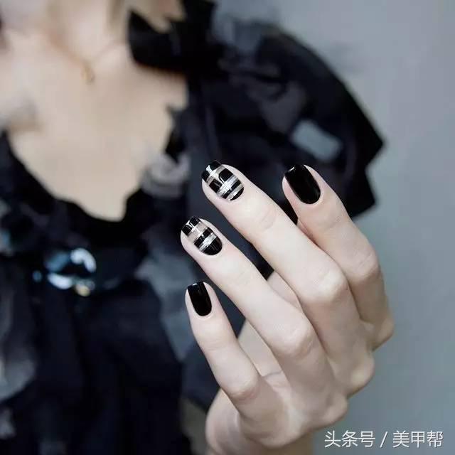 指甲特别短小能做美甲嘛,2019美甲短小甲款式