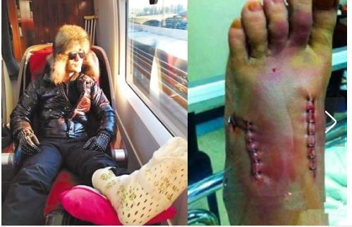 鹿晗踮脚合照,鹿晗踮脚