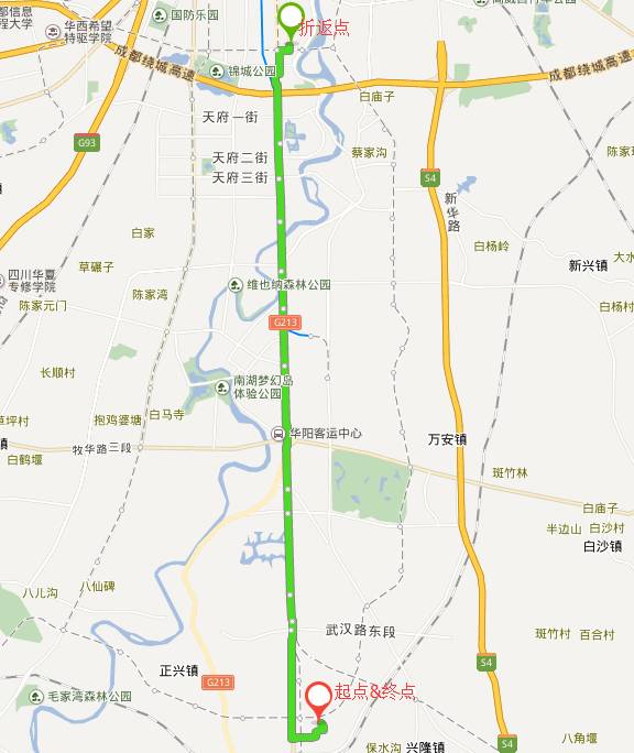 成都国际马拉松,成都国际马拉松地图