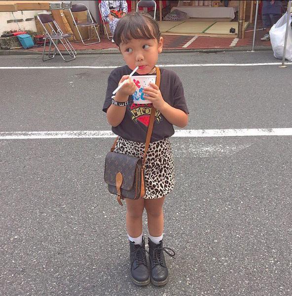 日本原宿6岁潮童,日本时尚原宿