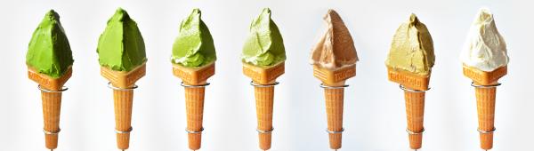 日本抹茶金箔冰激凌,体验当土豪