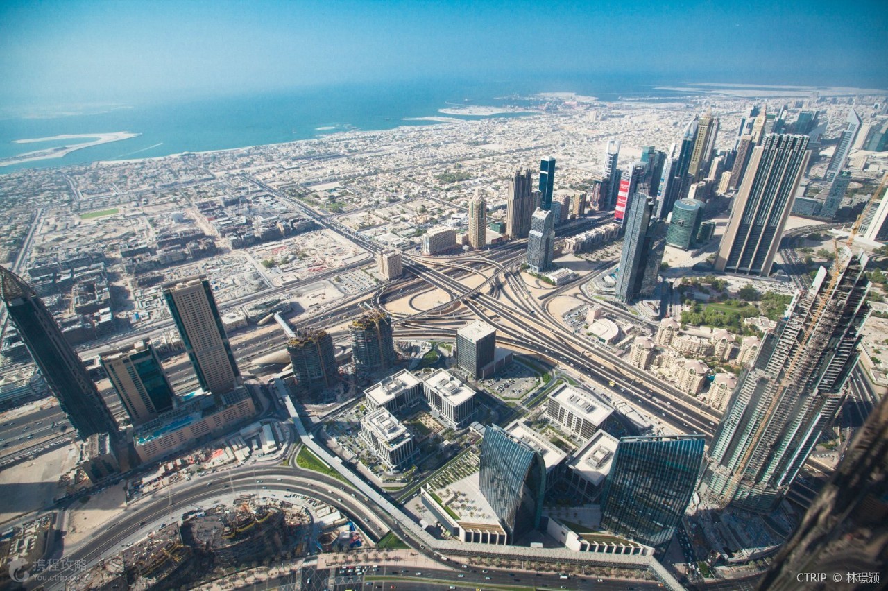 中东阿联酋迪拜哈利法塔,阿拉伯阿联酋迪拜