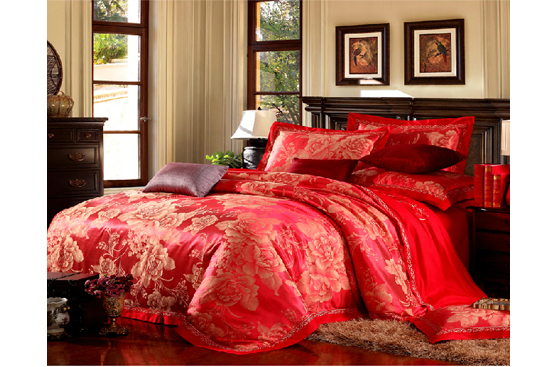 正宗品牌美罗家纺冰丝四件套,美罗家纺床上用品四件套推荐