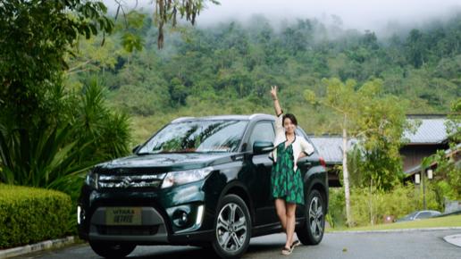 文青女司机自驾游三亚，谈铃木维特拉用车感受