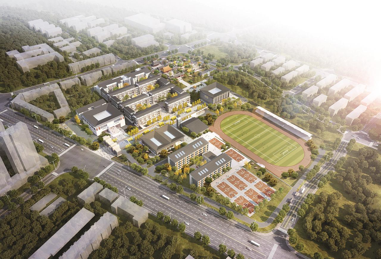 现代与传统共存变迁与文化融通且看宿迁市钟吾初级中学涅槃重生