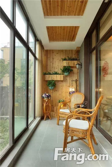 阳台装修效果图休闲阳台,100款阳台装修效果图