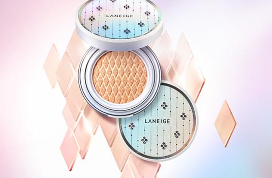 兰芝哑光气垫小绿盒,兰芝以前一款白色盖子气垫