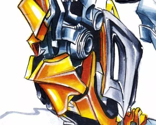 变形金刚手绘版,变形金刚手绘原稿