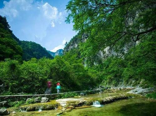 焦作旅游青龙峡风景图,焦作青龙峡风景区瀑布