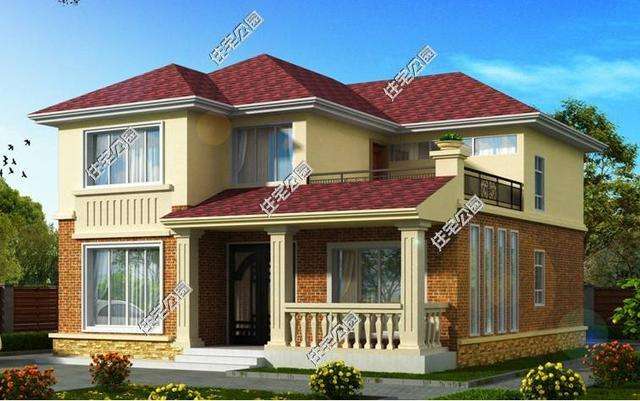 小户型15万元两层木别墅,小宅基地也能建好房农村自建房