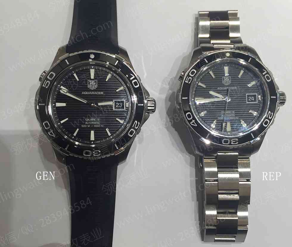 专柜人员提醒:网上代购港版泰格豪雅腕表90%都是仿品!