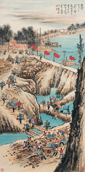 长安画派何海霞,长安画派代表画家何海霞创作