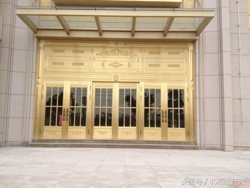 铝合金门仿铜门,仿铜铝门