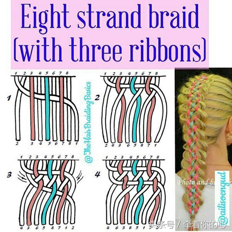 超级细的编发教程,十二种编发慢教程