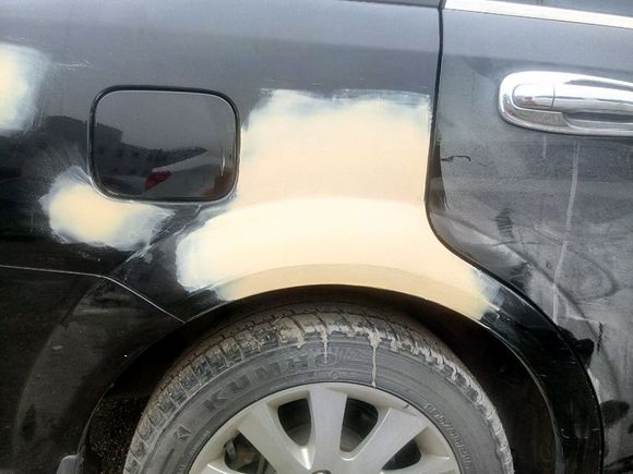 汽车腻子打磨完之后多久可以喷漆,打腻子喷漆好还是刮腻子好