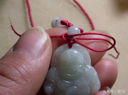 翡翠玉绳子绑法,绑翡翠教程