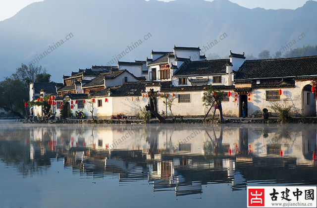 西递宏村徽派民宿,徽派西递宏村速写