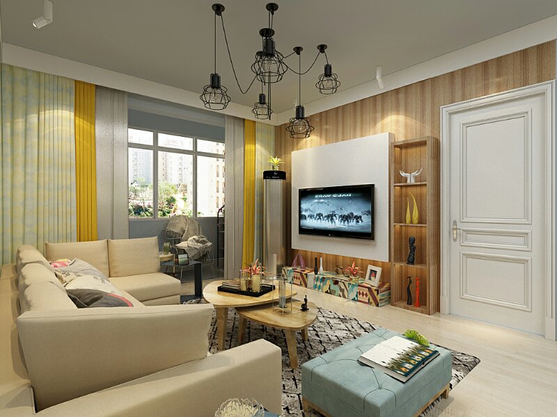 星河湾意式轻奢风格装修,紫林湾装修效果图大全