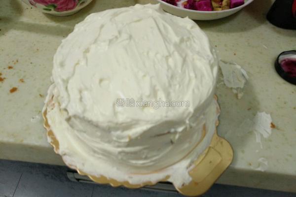 六寸奶油蛋糕教程,六寸水果奶油蛋糕