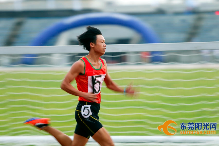 2017年东莞市田径锦标赛,东莞市第九届运动会田径100米