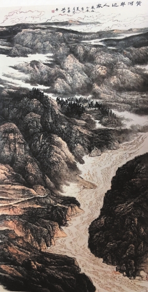 张兴中国画一平尺,张兴全国画