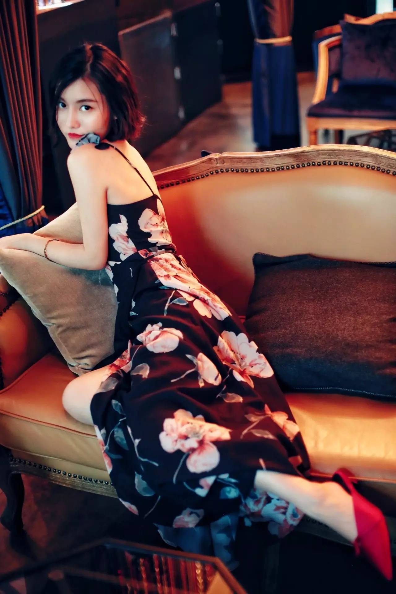 草芽绿连衣裙,连衣裙青草色