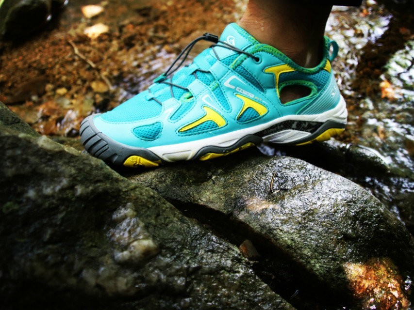 水陆两栖，凉爽一夏―――洛驰3H027E溯溪鞋测试