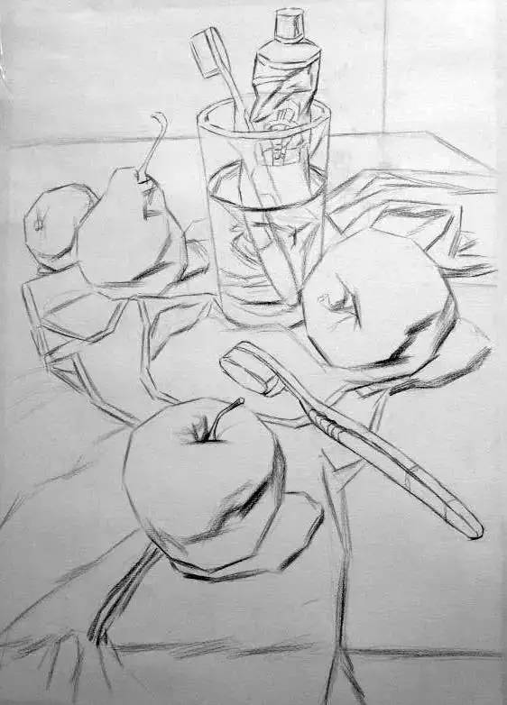 素描静物不会默写,素描不会画光影怎么办