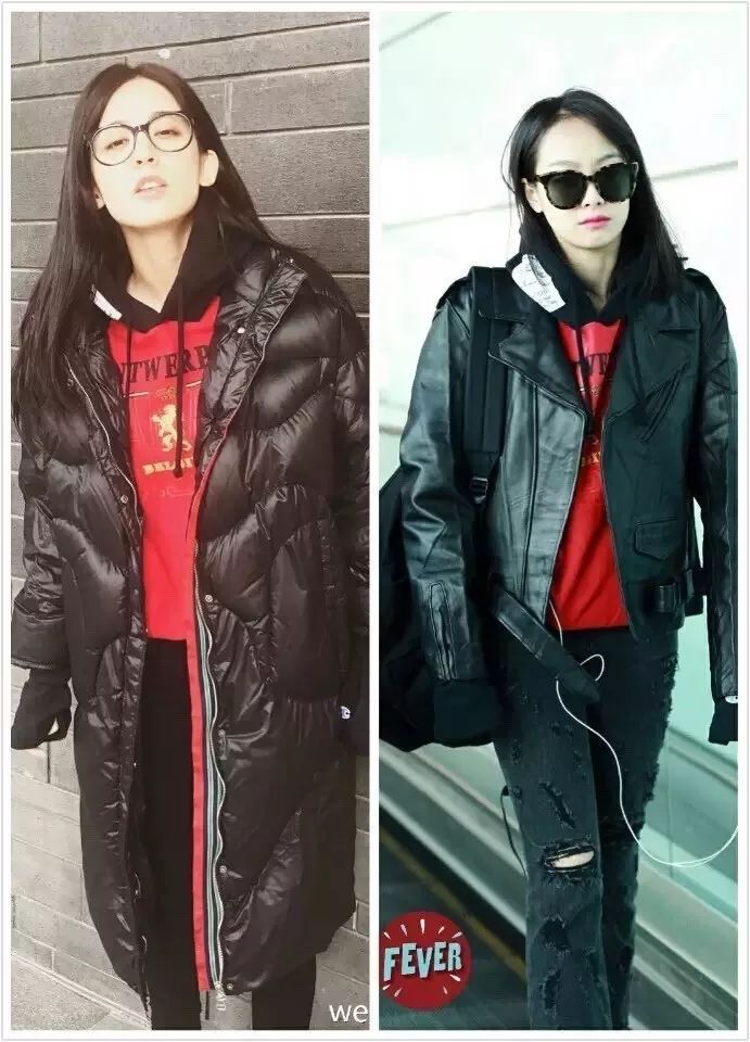 杨幂宋佳同款外套,杨幂倪妮撞衫完整版