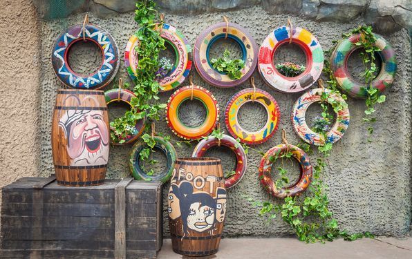 「惊喜」小黄人，机器猫，新升级的福州儿童公园简直萌翻了！快来留下你的涂鸦记忆吧！